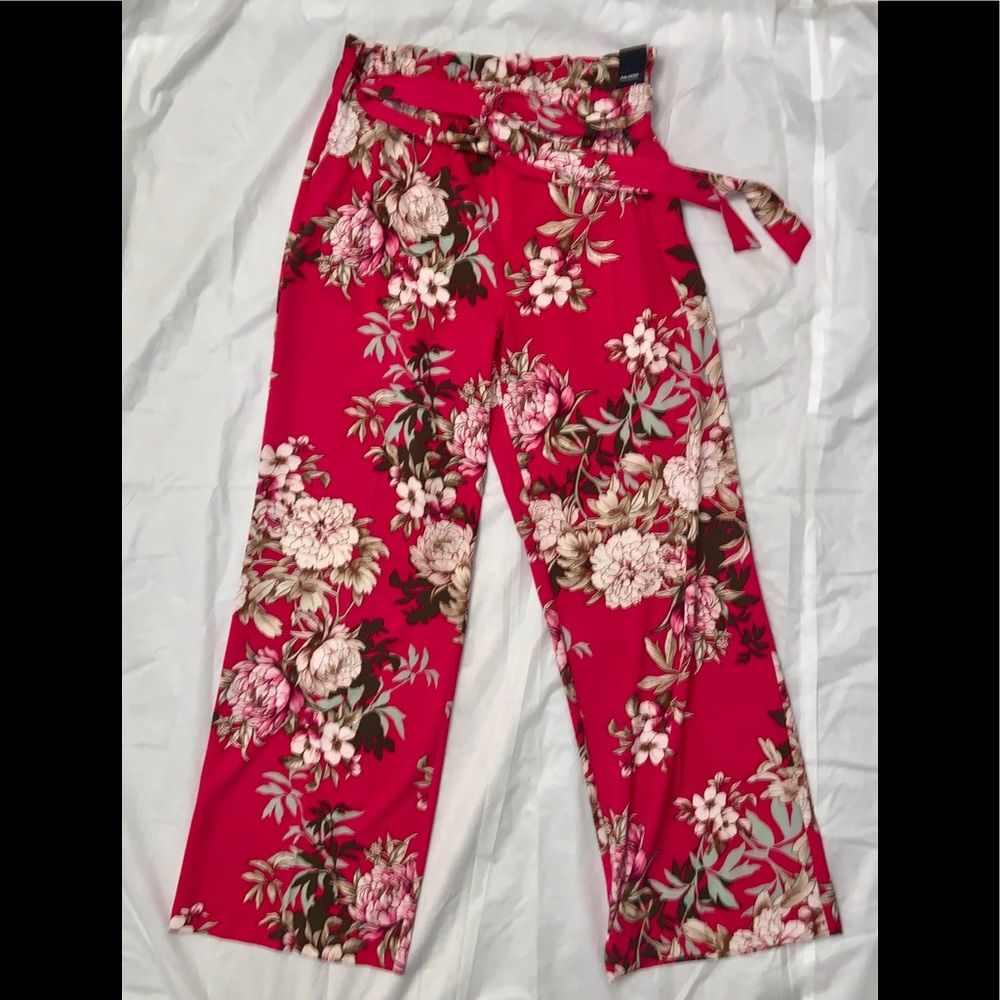 Ny &Co 💝 Pink Paper Bag Waist Palazzo Pants